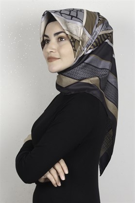 Piramit Dijital Eşarp 1356-11