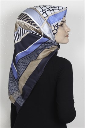 Piramit Dijital Eşarp 1356-14