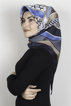 Piramit Dijital Eşarp 1356-14