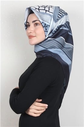 Piramit Dijital Eşarp 1356-3