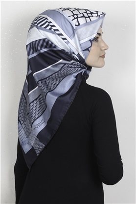 Piramit Dijital Eşarp 1356-3