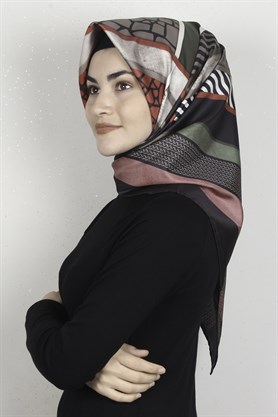 Piramit Dijital Eşarp 1356-4