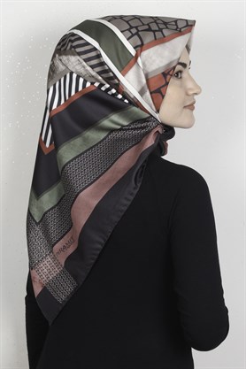 Piramit Dijital Eşarp 1356-4