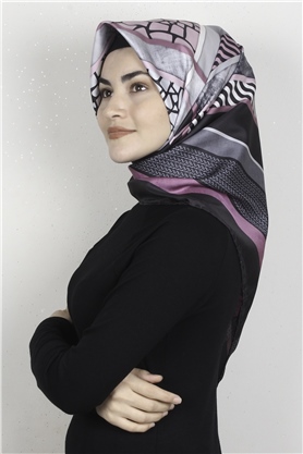 Piramit Dijital Eşarp 1356-6