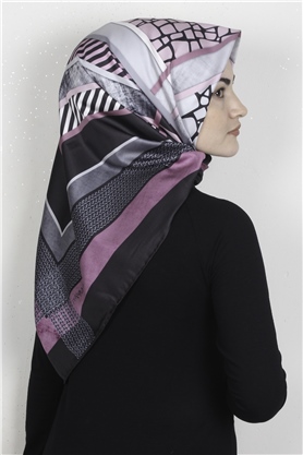 Piramit Dijital Eşarp 1356-6