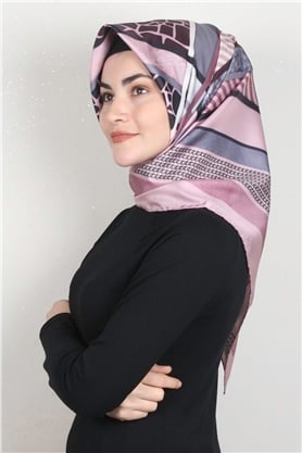 Piramit Dijital Eşarp 1356-7