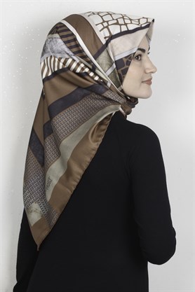 Piramit Dijital Eşarp 1356-8