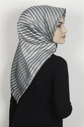 Piramit Dijital Eşarp 1357-12 Küf Yeşili