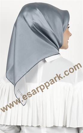 Piramit Düz İpek Eşarp 1860-1