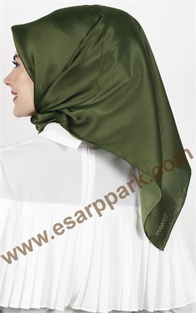 Piramit Düz İpek Eşarp 1860-12