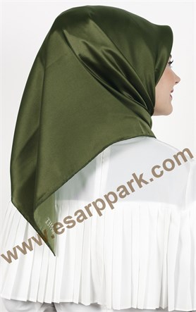 Piramit Düz İpek Eşarp 1860-12