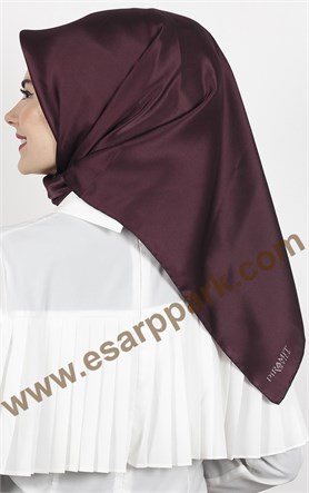 Piramit Düz İpek Eşarp 1860-13