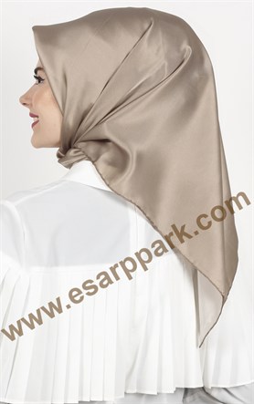 Piramit Düz İpek Eşarp 1860-14