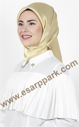 Piramit Düz İpek Eşarp 1860-15