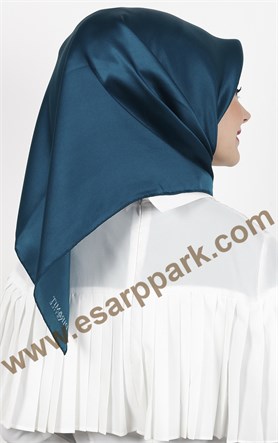 Piramit Düz İpek Eşarp 1860-16