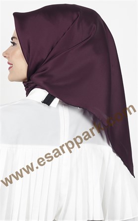 Piramit Düz İpek Eşarp 1860-17