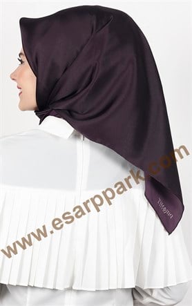 Piramit Düz İpek Eşarp 1860-18