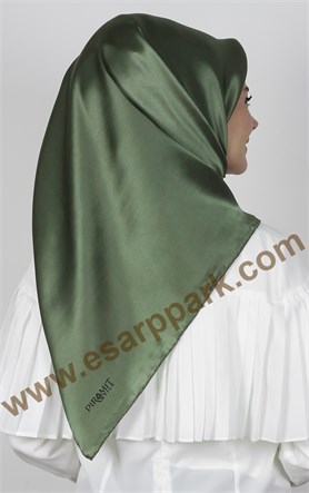 Piramit Düz İpek Eşarp 1860-23