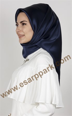 Piramit Düz İpek Eşarp 1860-24