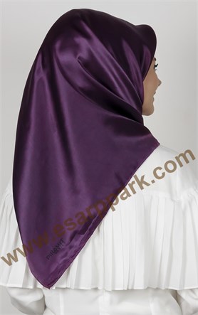 Piramit Düz İpek Eşarp 1860-25