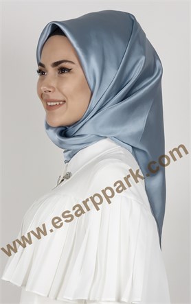 Piramit Düz İpek Eşarp 1860-27