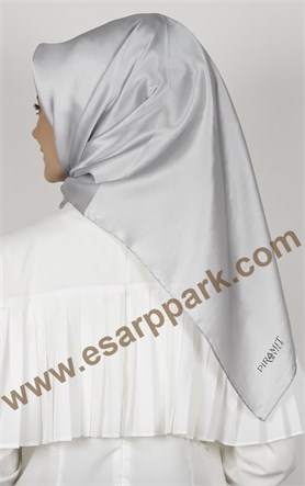 Piramit Düz İpek Eşarp 1860-30