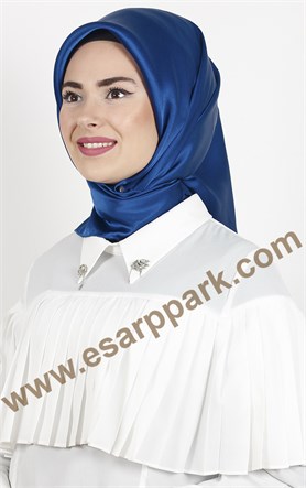 Piramit Düz İpek Eşarp 1860-4