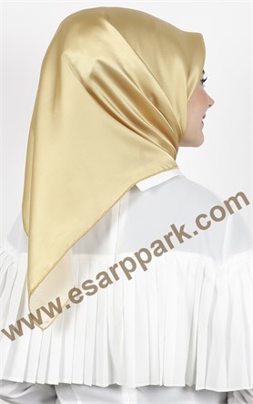 Piramit Düz İpek Eşarp 1860-8