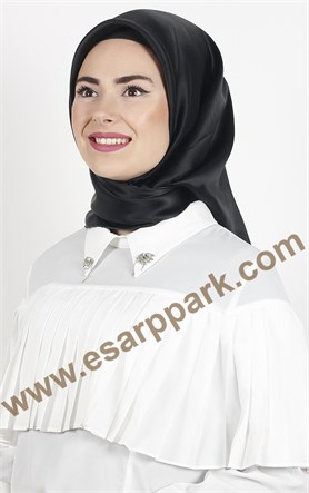 Piramit Düz İpek Eşarp 1860-9