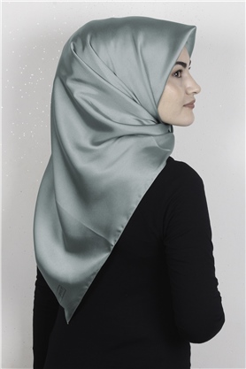 Piramit Düz Renk Eşarp 1340-66 Mint Yeşili