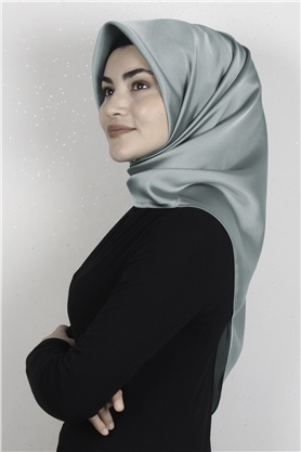 Piramit Düz Renk Eşarp 1340-66 Mint Yeşili