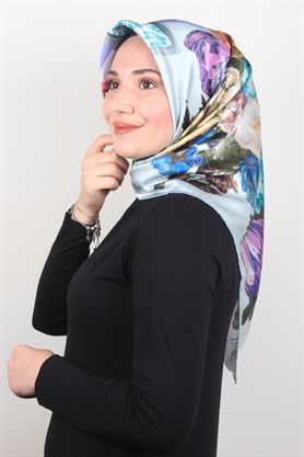 Piramit İpek Eşarp 1855-3