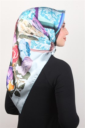 Piramit İpek Eşarp 1855-3