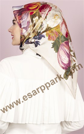 Piramit İpek Eşarp 1855-4