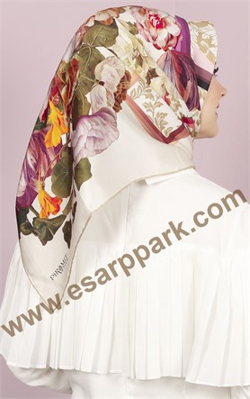 Piramit İpek Eşarp 1855-4