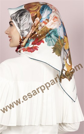 Piramit İpek Eşarp 1855-5