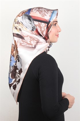 Piramit İpek Eşarp 1855-7