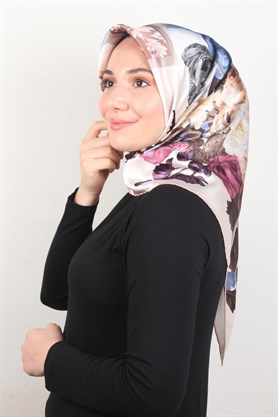 Piramit İpek Eşarp 1855-7