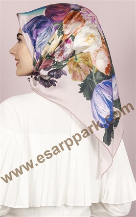 Piramit İpek Eşarp 1855-8