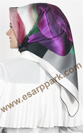 Piramit İpek Eşarp 1856-10