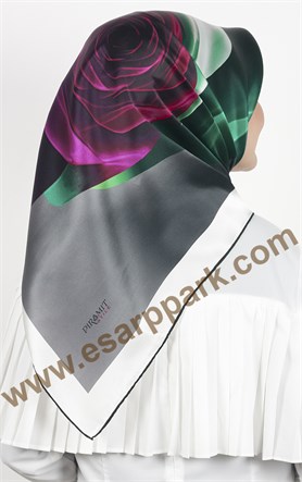 Piramit İpek Eşarp 1856-10