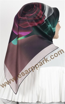 Piramit İpek Eşarp 1856-13