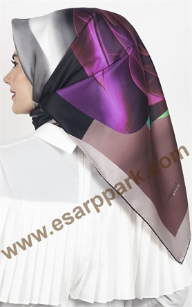 Piramit İpek Eşarp 1856-13