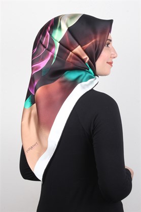 Piramit İpek Eşarp 1856-3