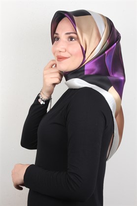 Piramit İpek Eşarp 1856-3