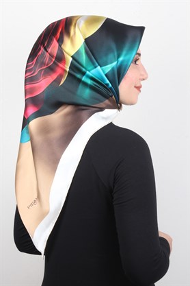 Piramit İpek Eşarp 1856-4