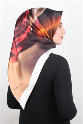 Piramit İpek Eşarp 1856-5