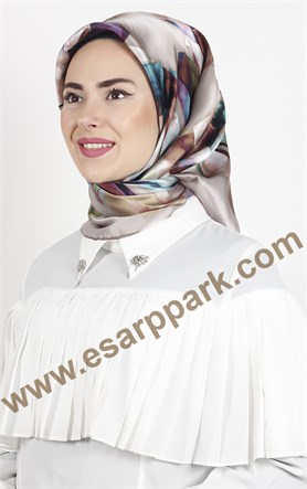 Piramit İpek Eşarp 1857-4