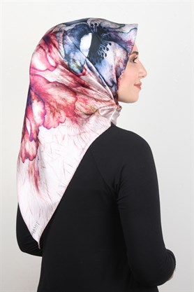 Piramit İpek Eşarp 1858-3