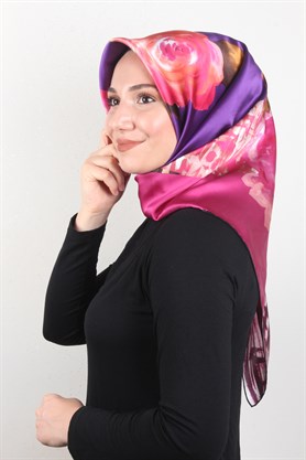 Piramit İpek Eşarp 1859-3